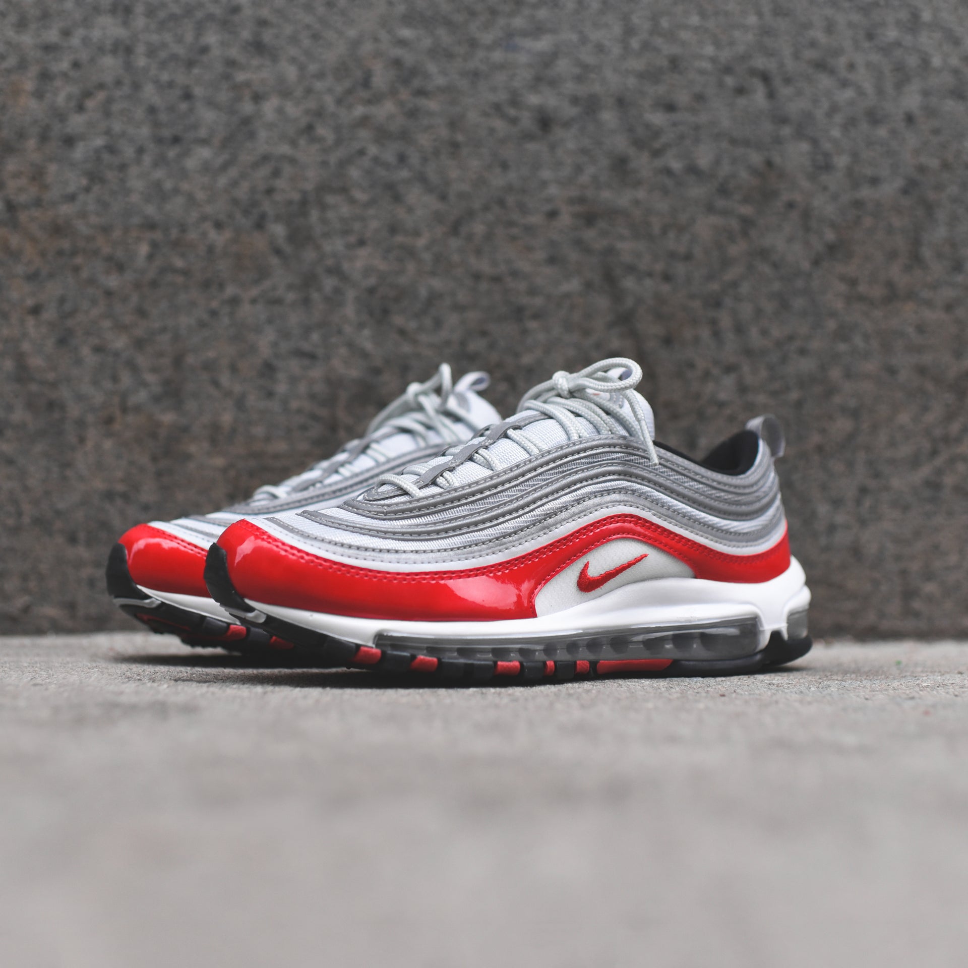 Nike Air Max 97 - Pure Platinum / University Red
