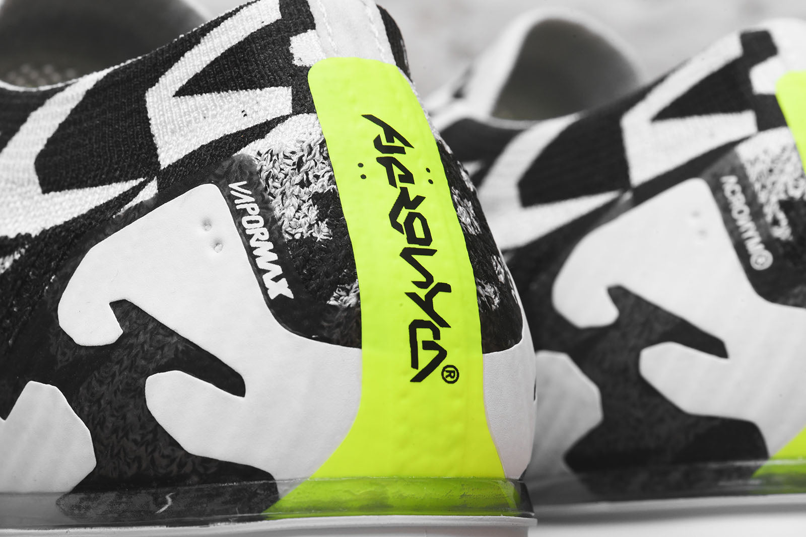 Nike x Acronym Air VaporMax Moc - White / Black / Volt Green