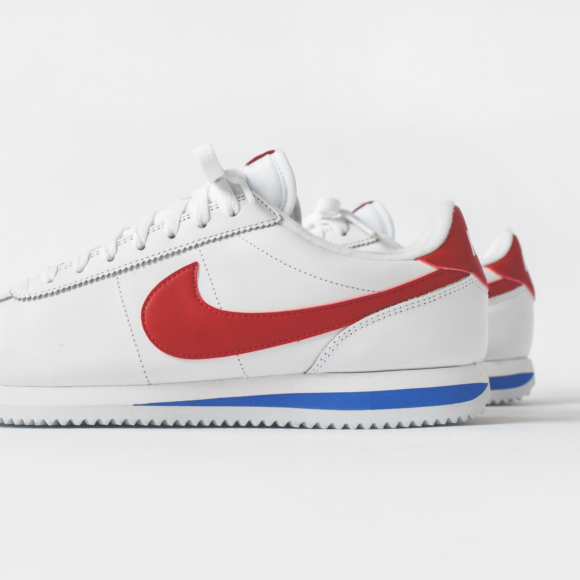 nike red white blue cortez