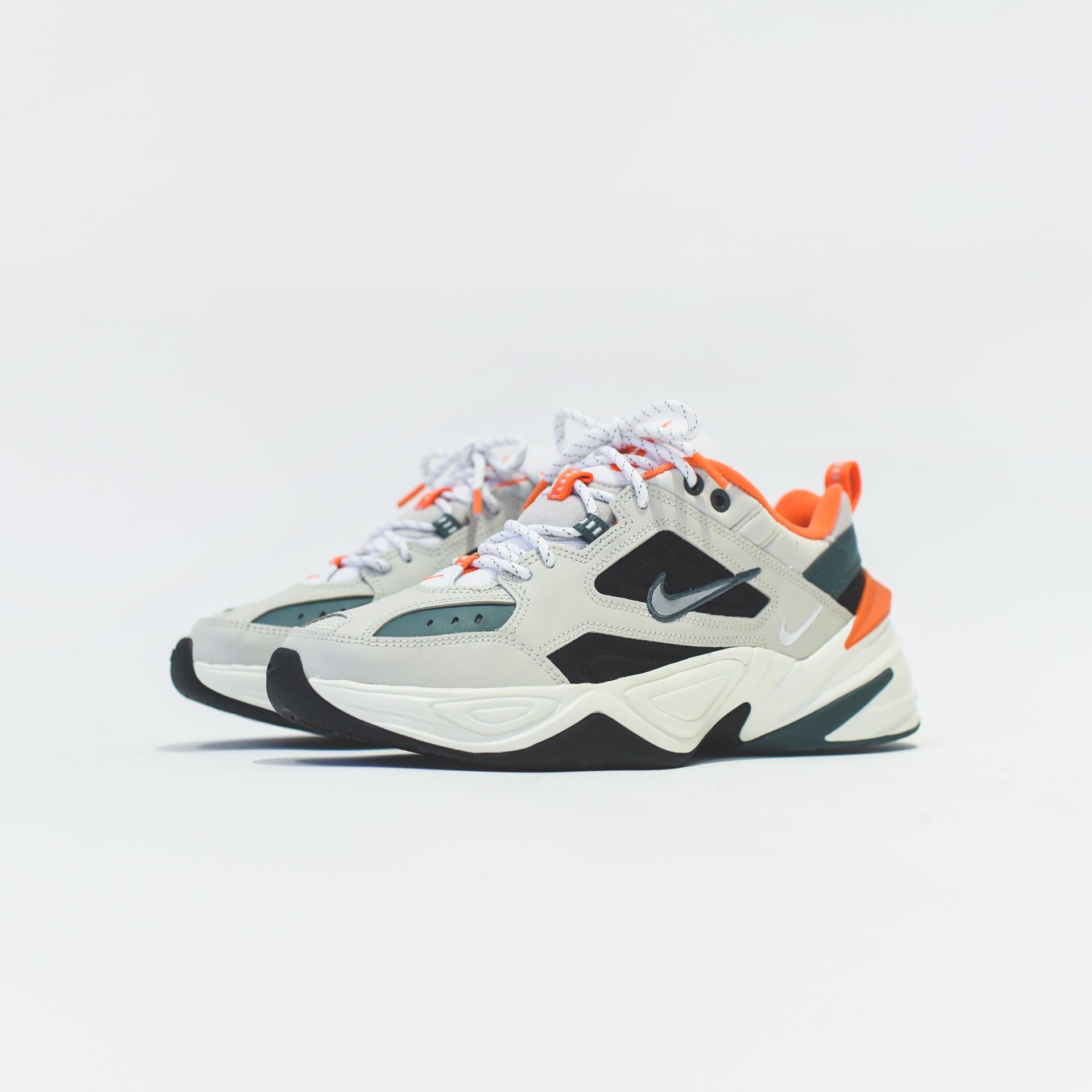 Nike M2K Tekno - Light Bone / Metallic Silver / Turf Orange