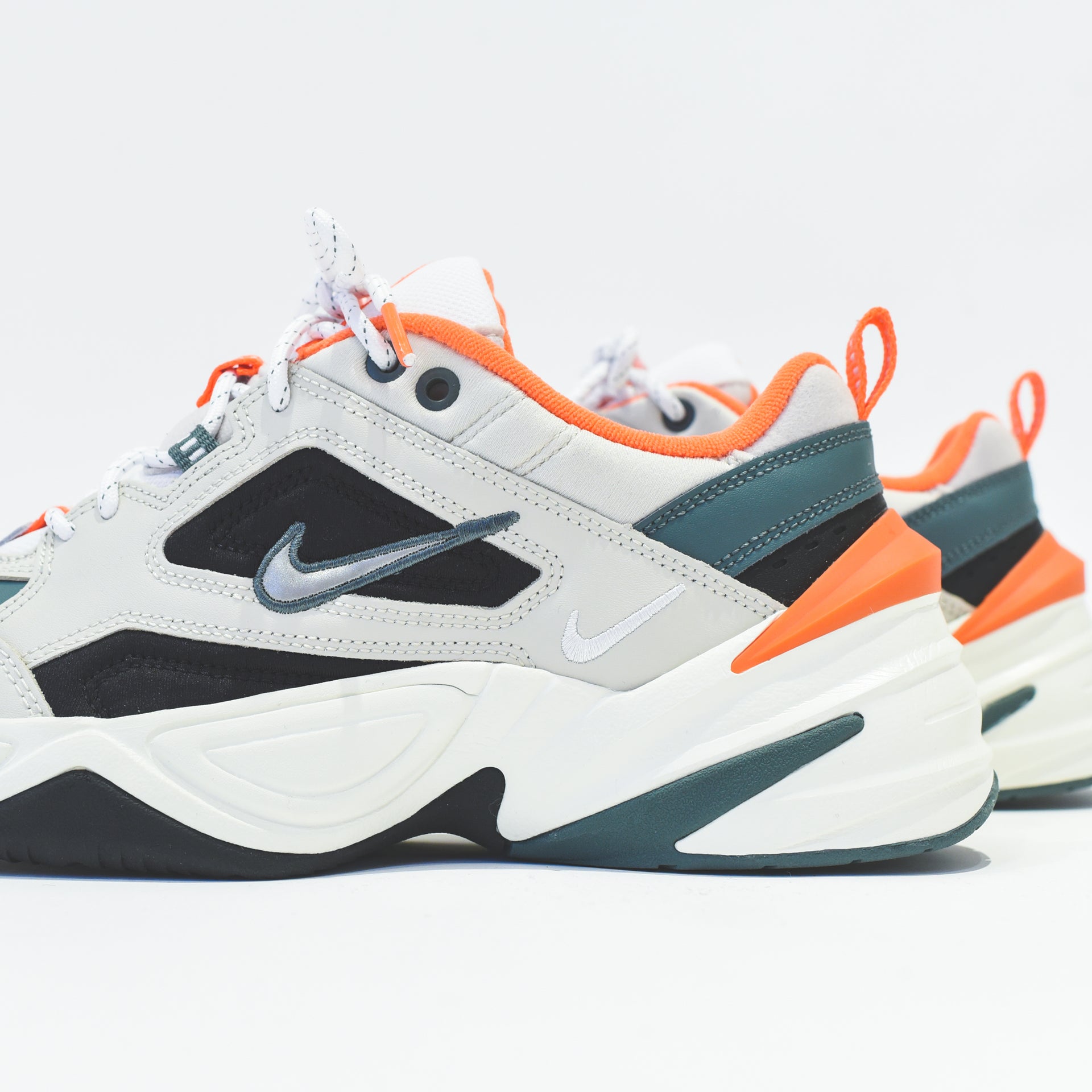 Nike M2K Tekno - Light Bone / Metallic Silver / Turf Orange