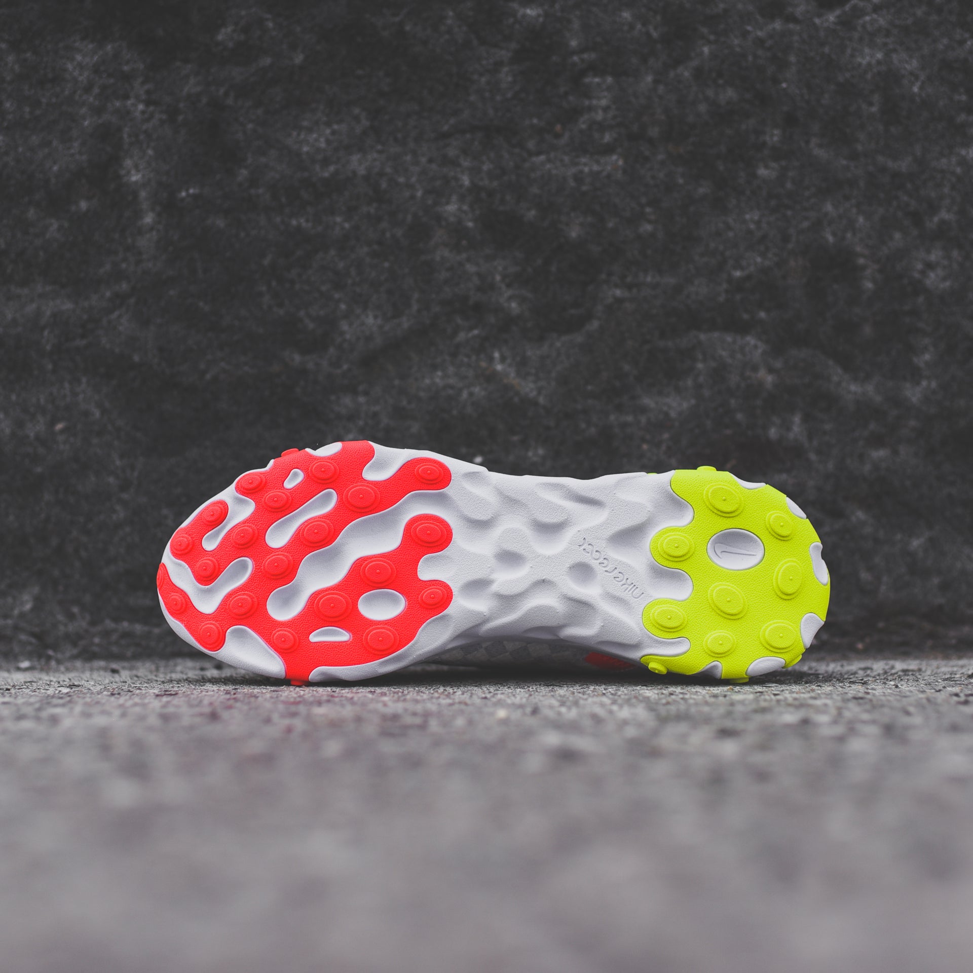 Nike React Element 55 - White / Red / Volt