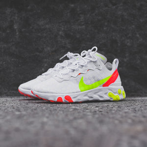 Nike React Element 55 - White / Red / Volt