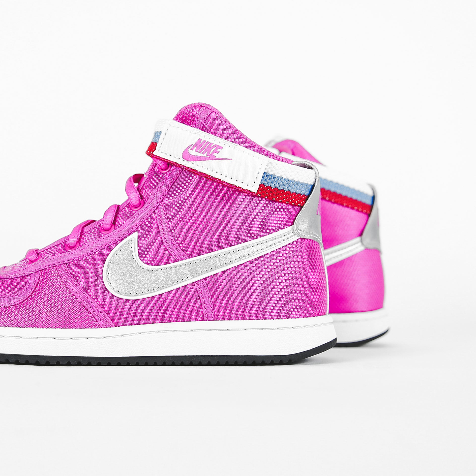 Nike Grade School Vandal High Supreme Fuchsia - Black / Metallic Silver