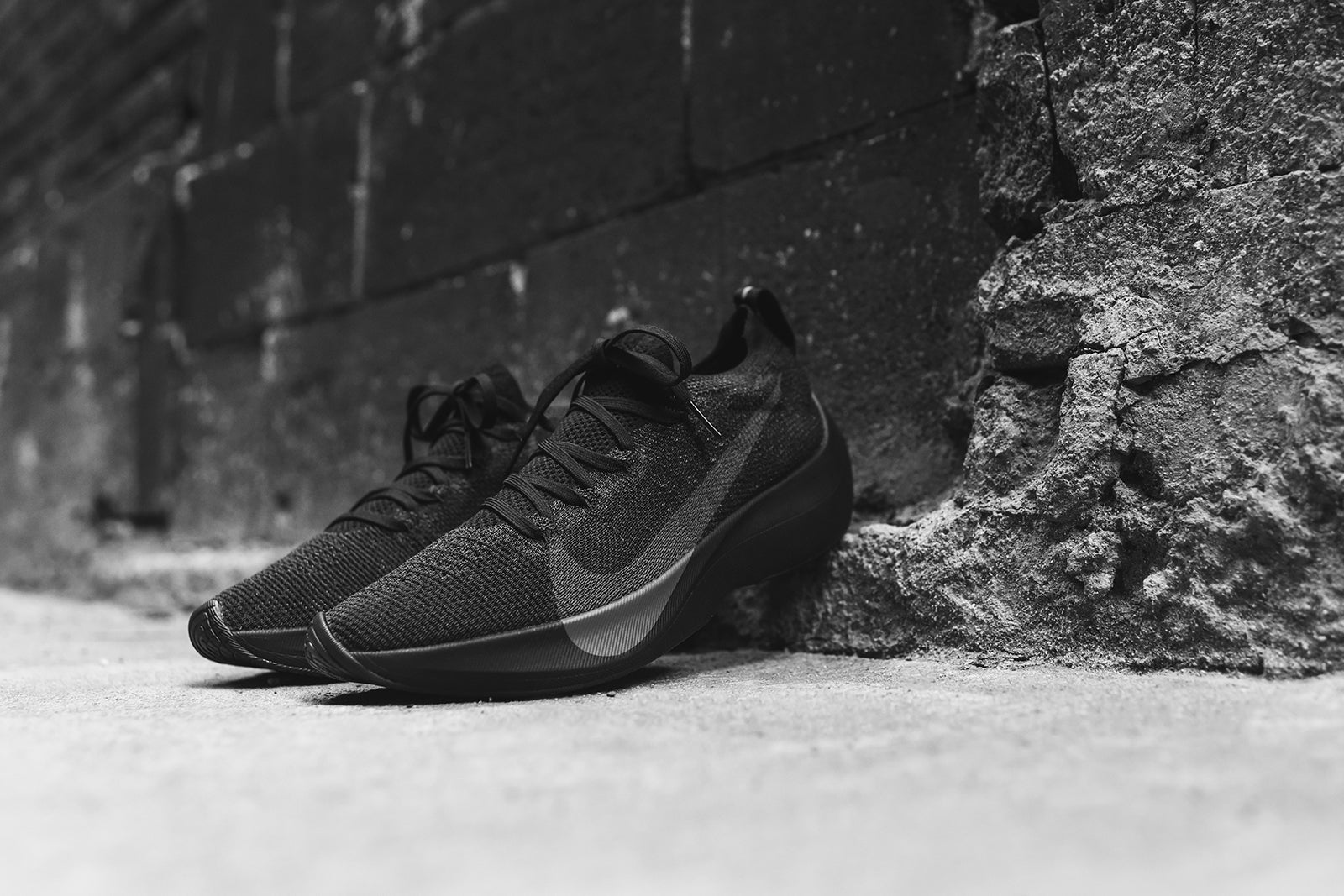 Nike Vapor Street Flyknit - Black / Anthracite