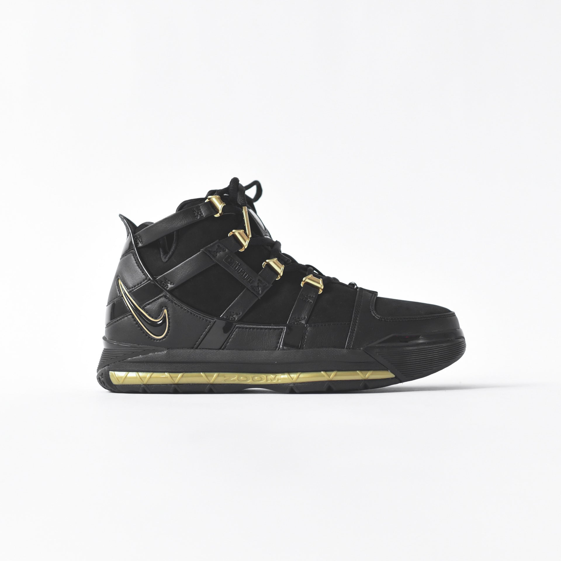 Nike Zoom LeBron III - Black / Metallic Gold