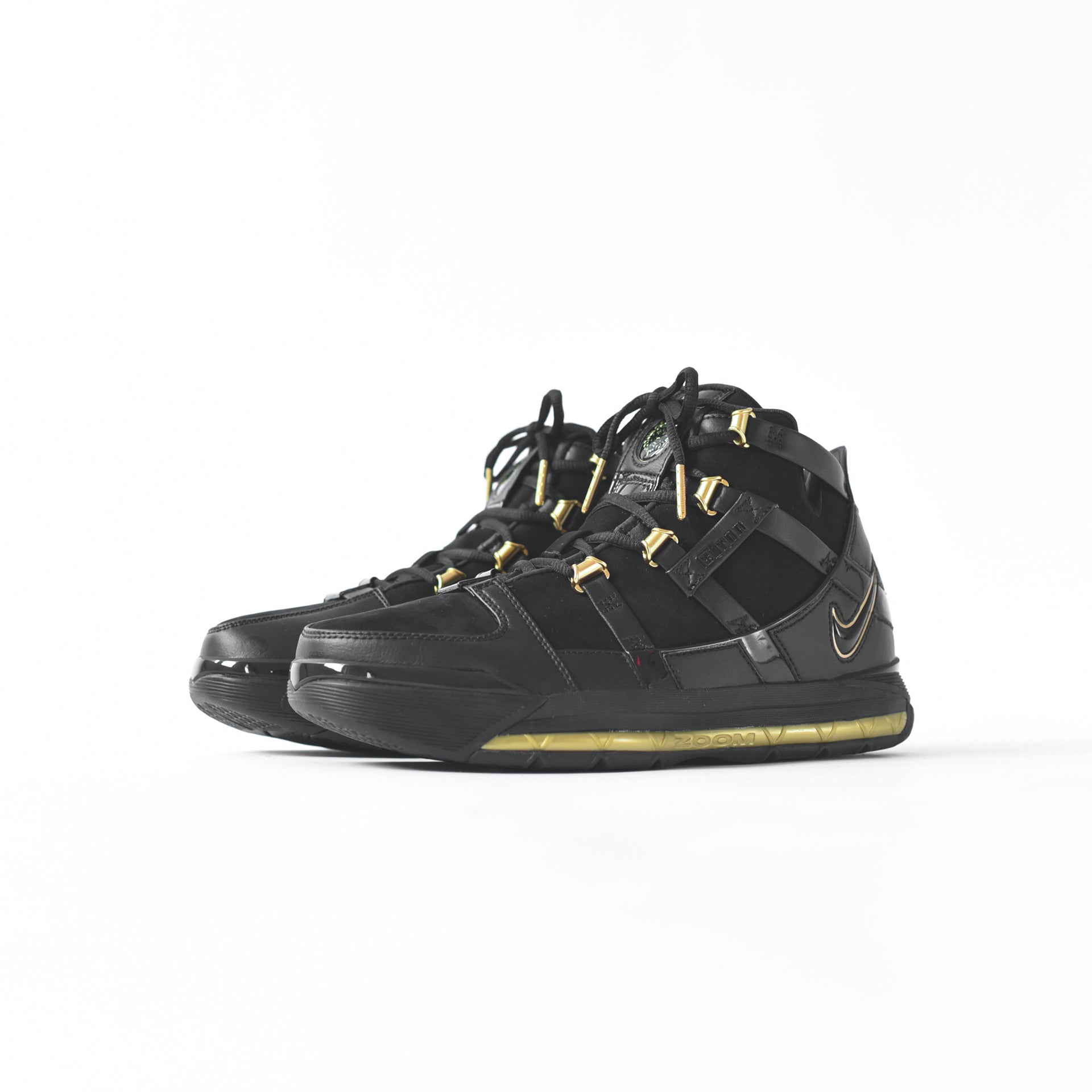 Nike Zoom LeBron III - Black / Metallic Gold