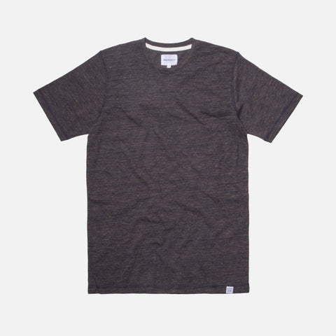 Norse Projects James Contrast Melange Tee - Grey