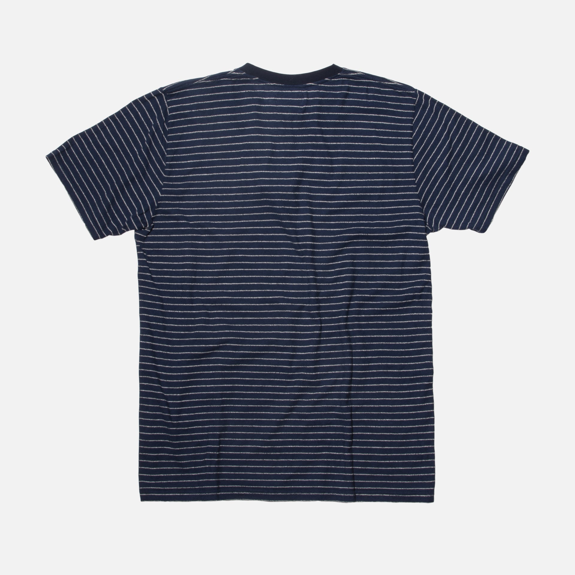 Norse Projects Niels Mouliné Stripe Tee - Dark Navy