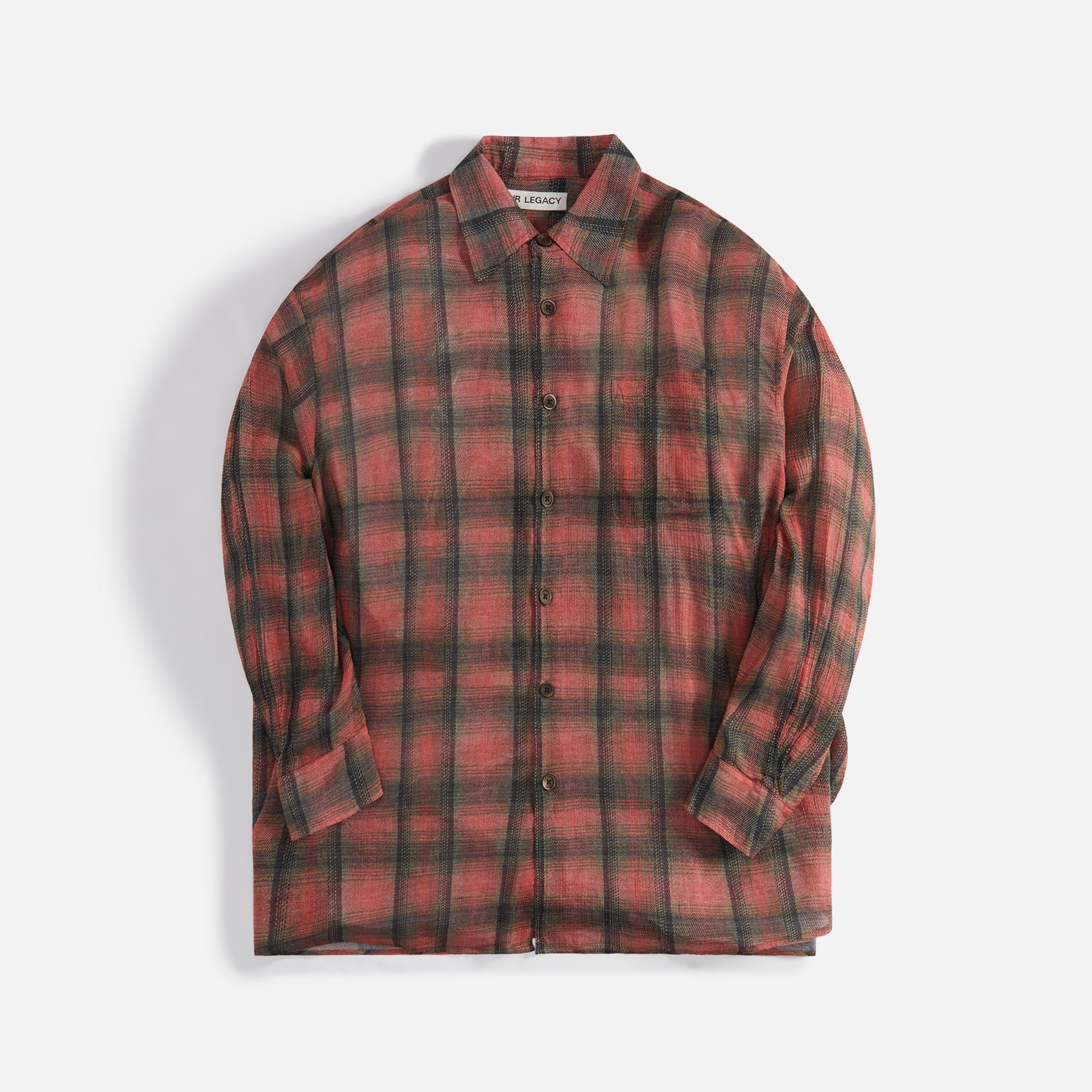 Our Legacy Borrowed Shirt - Big Lumbercheck Print – Kith