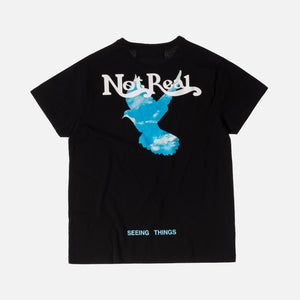 Off-White Not Real Dove Tee - Black / Blue