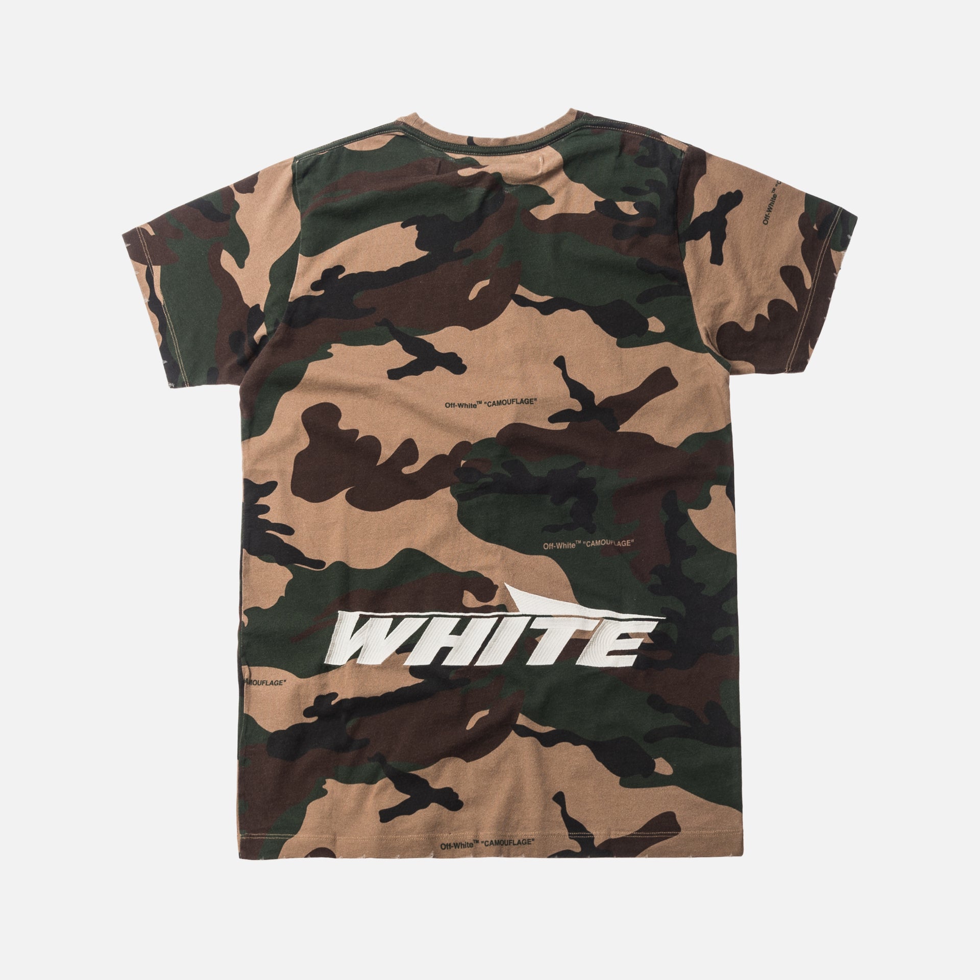 Off-White Slim Tee - Camo