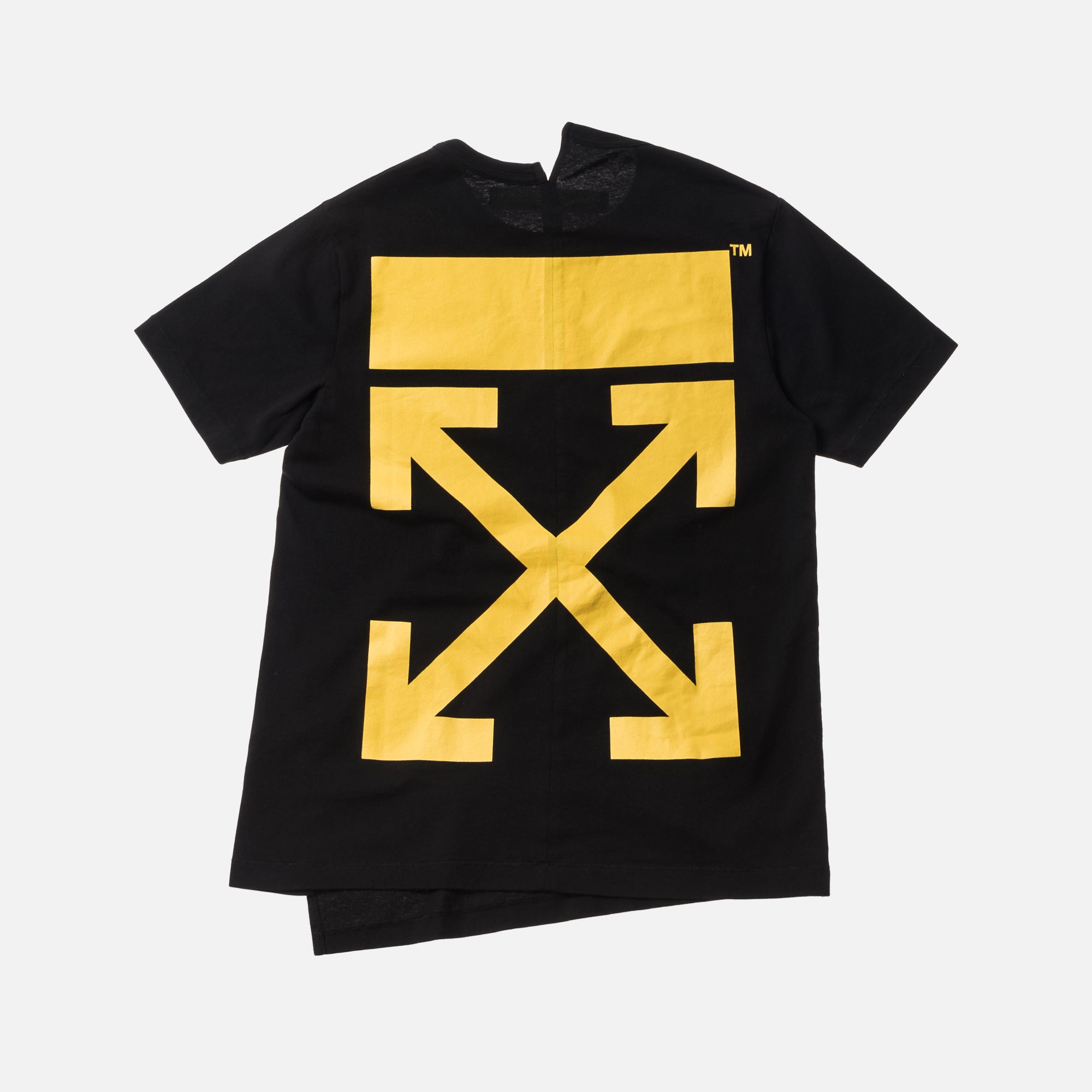 Off-White Moto Spliced Tee - Black / Yellow – Kith