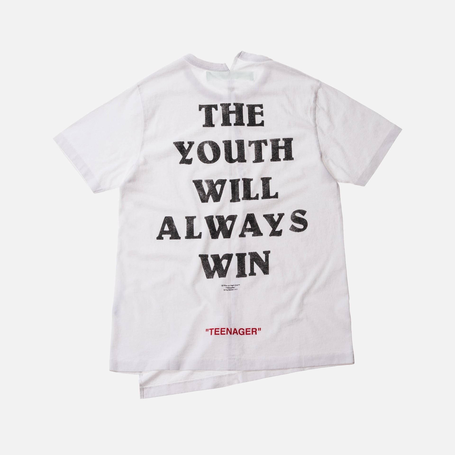 Off-White Youth Spliced Tee - White / Black