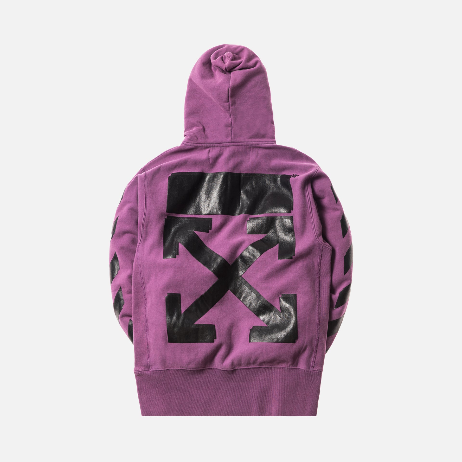 Off-White x Champion Hoodie - Violet / Black