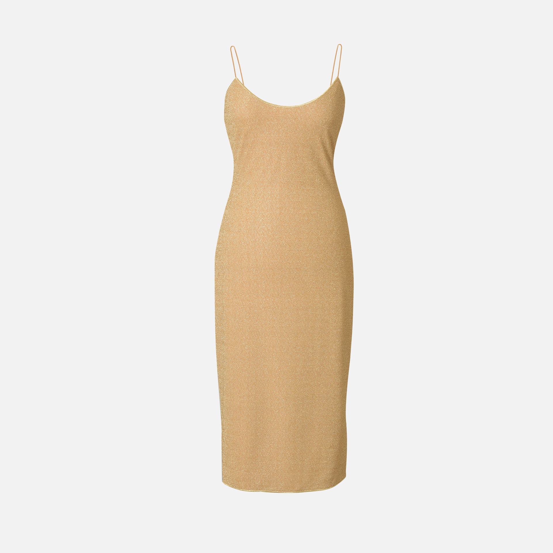 Oseree Lumiere Cocktail Dress - Gold