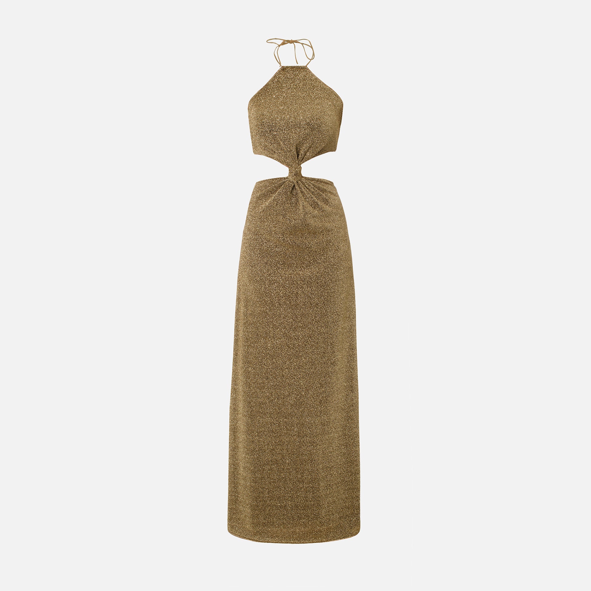 Oseree Lumiere Knitted Dress - Sand