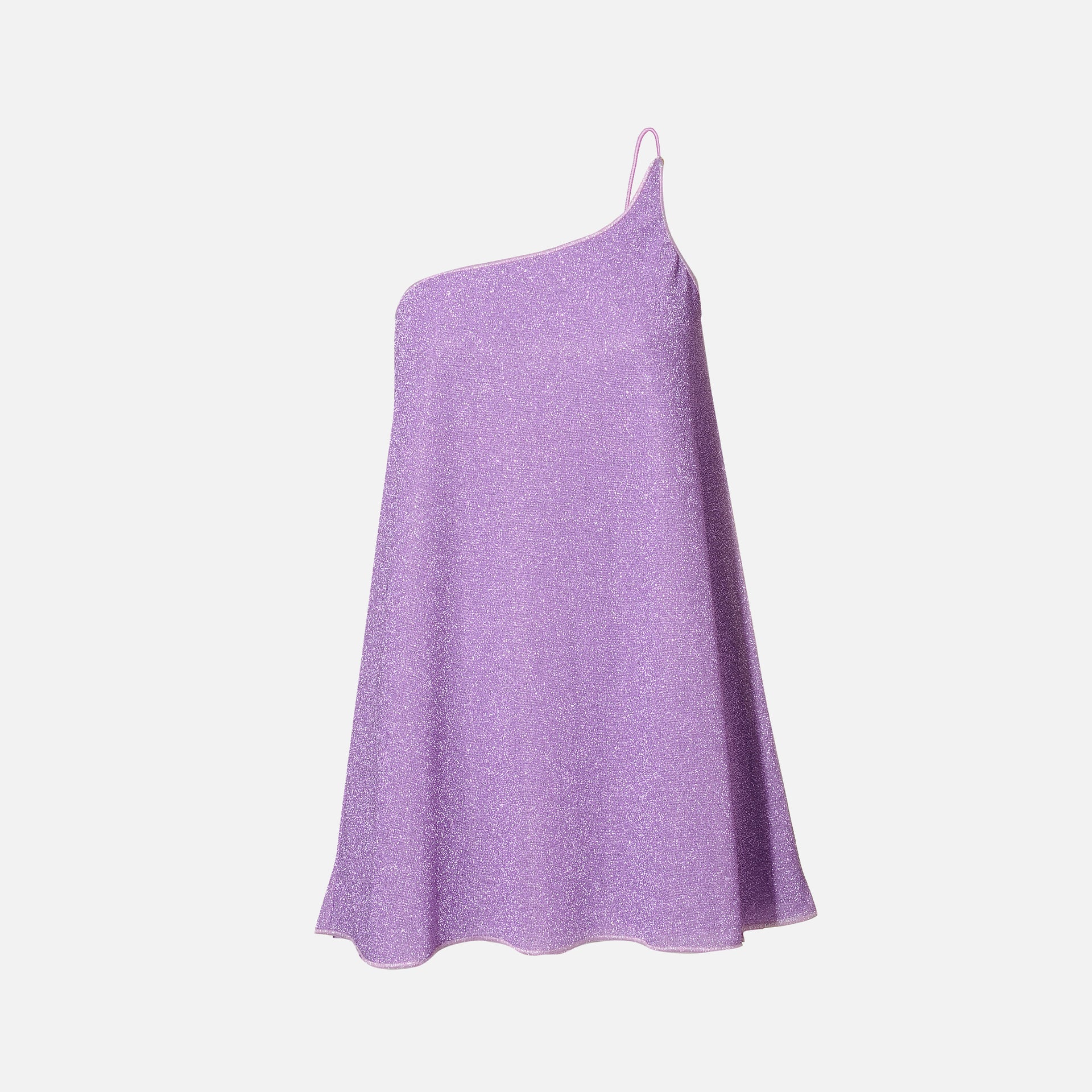 Oseree Lumiere One Shoulder Dress - Lilac
