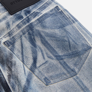 Ottolinger Signature Wrap Jeans - Sand / Blue Paint