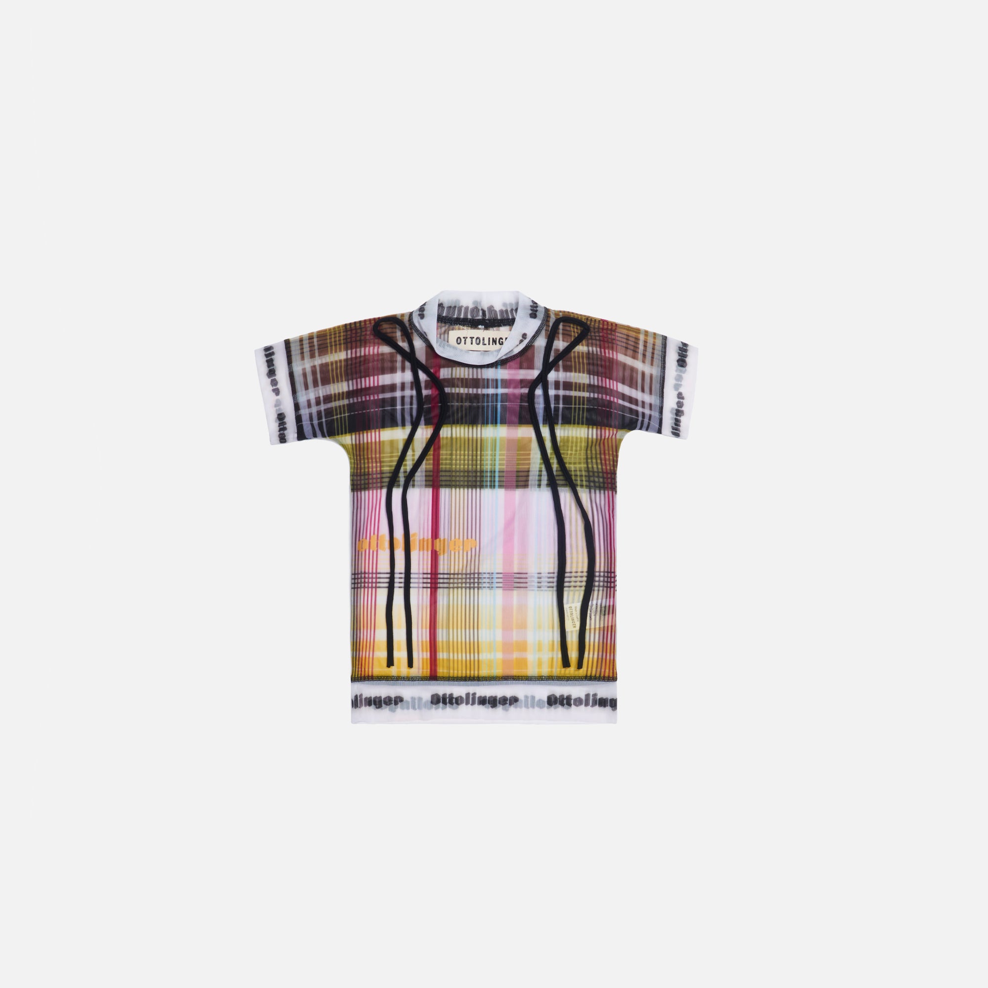 Ottolinger Strap Mesh Tee - Plaid – Kith