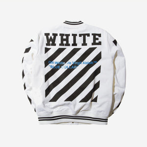 Off-White Varsity Jacket – White