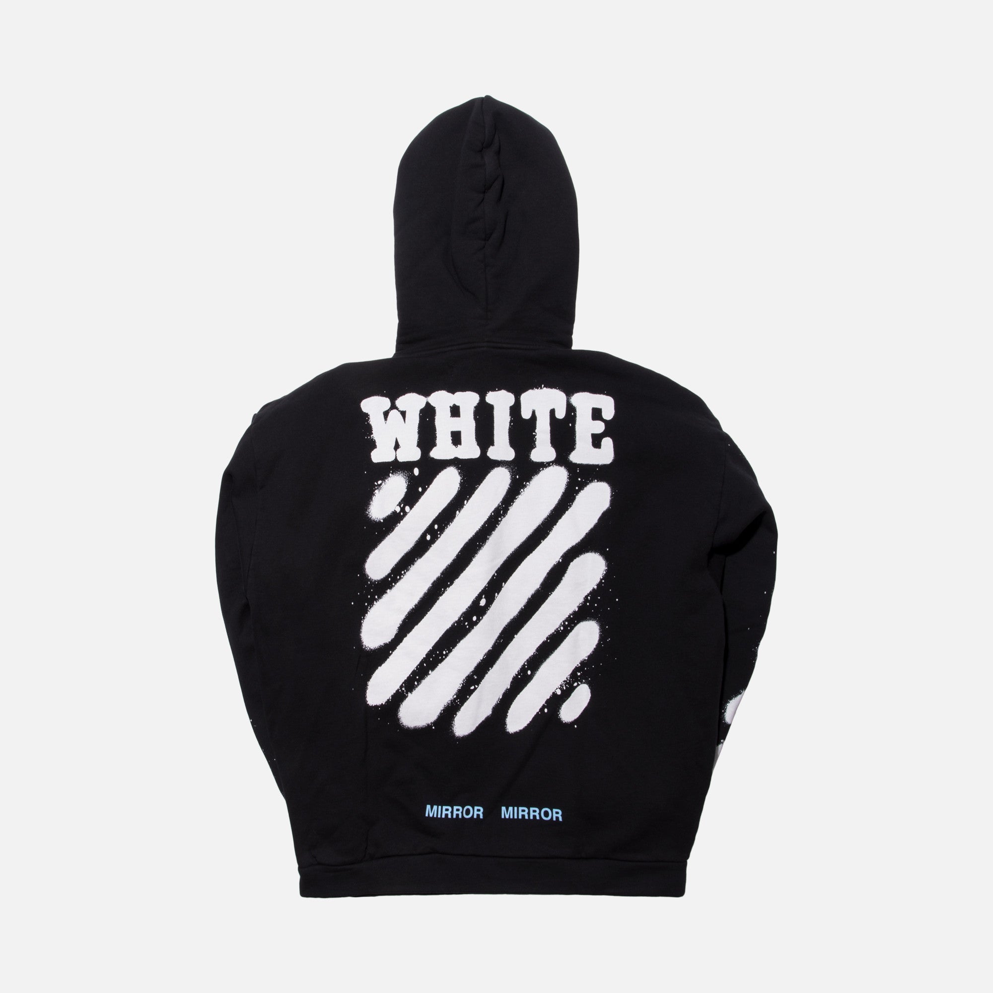 Off-White Diagonal Spray Hoodie - Black – Kith