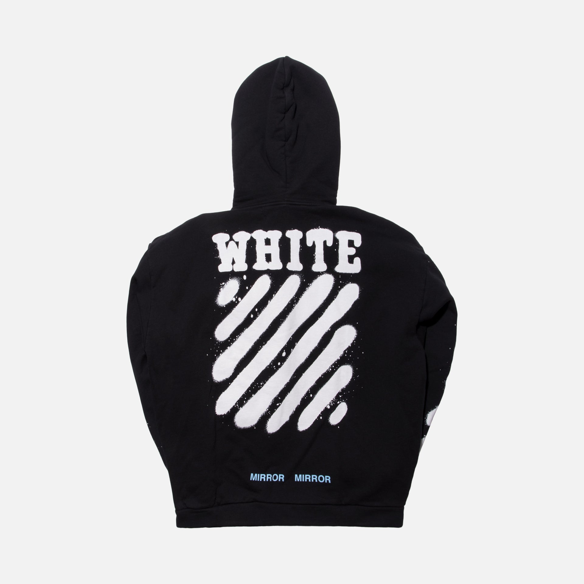 Off-White Diagonal Spray Hoodie - Black