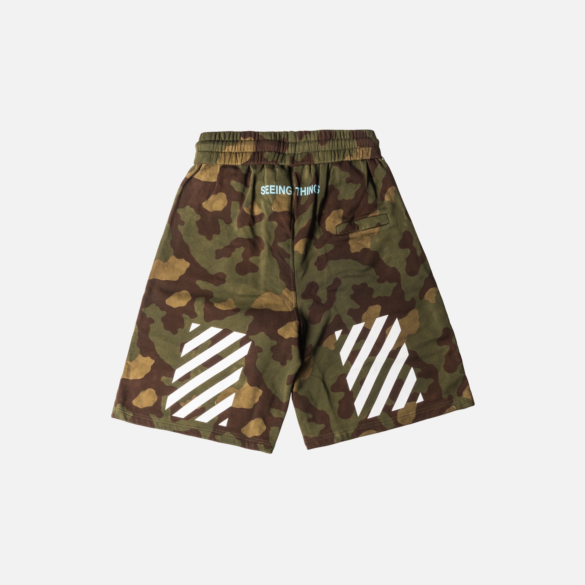 Off-White Diagonal All Over Short -  Camo / White