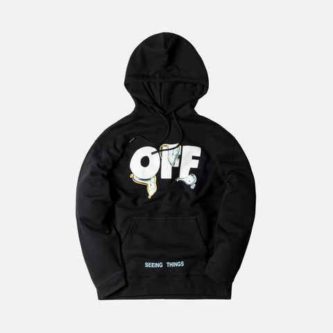 Off white melting clock hoodie Clearance