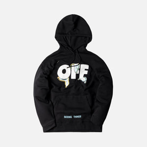 Off-White Watches Over Hoodie - Black / Multi