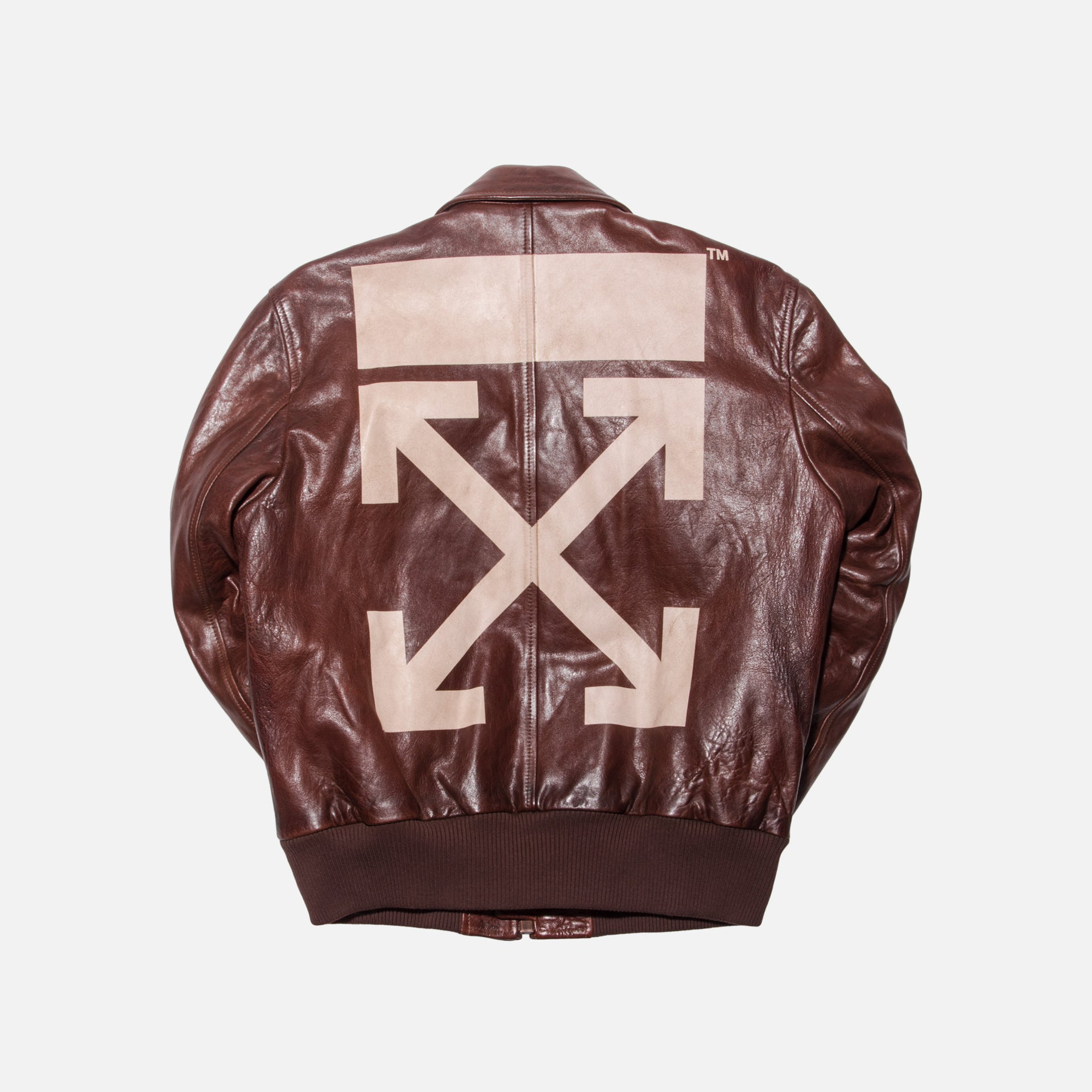 Off-White Aviator Bomber - Brown