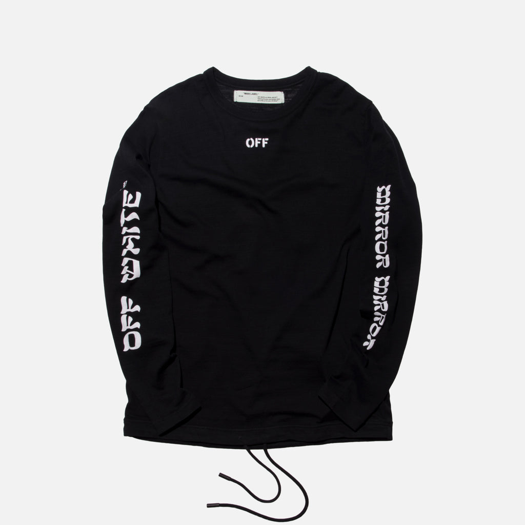 Off-White Quotes L/S Tee - Black – Kith