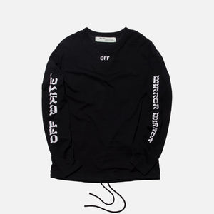 Off-White Quotes L/S Tee - Black
