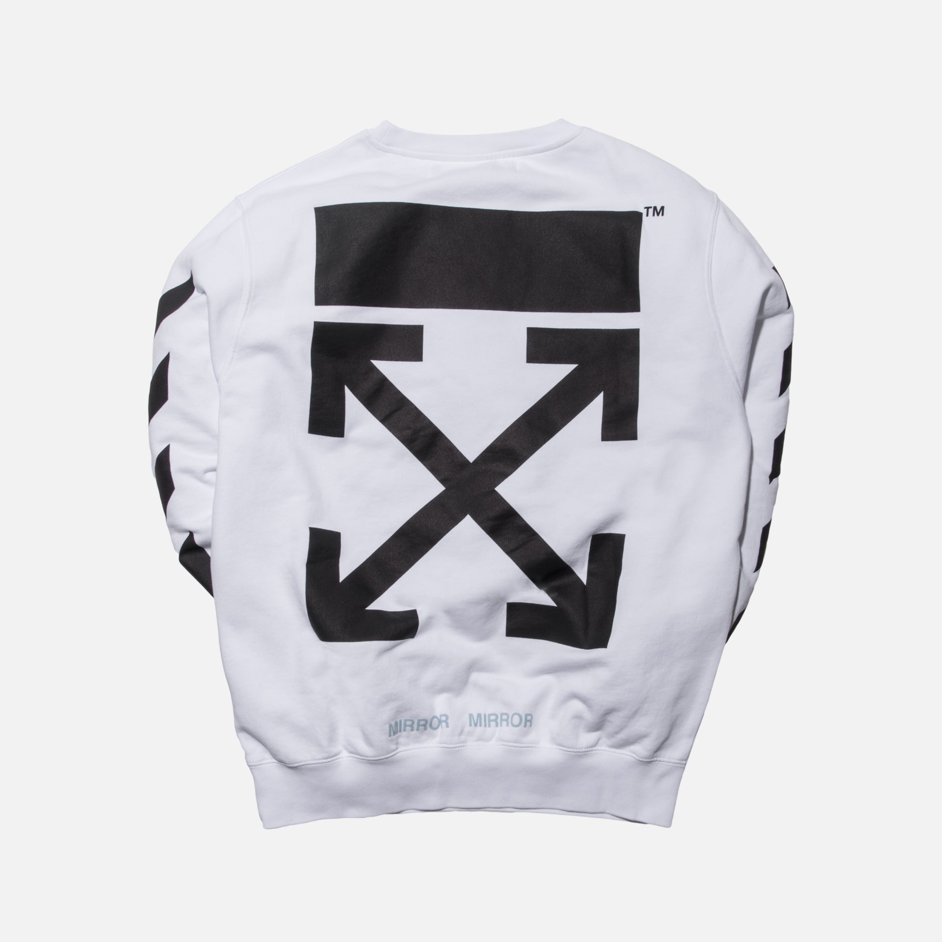 Off-White Diagonal Caravaggio Crewneck - White