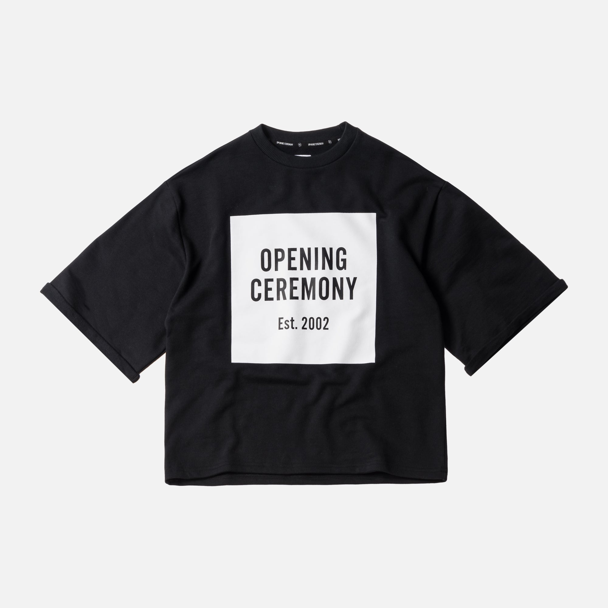 opening ceremony ロゴ TEE Opening Ceremony logo-print T-shirt | Black | FARFETCH