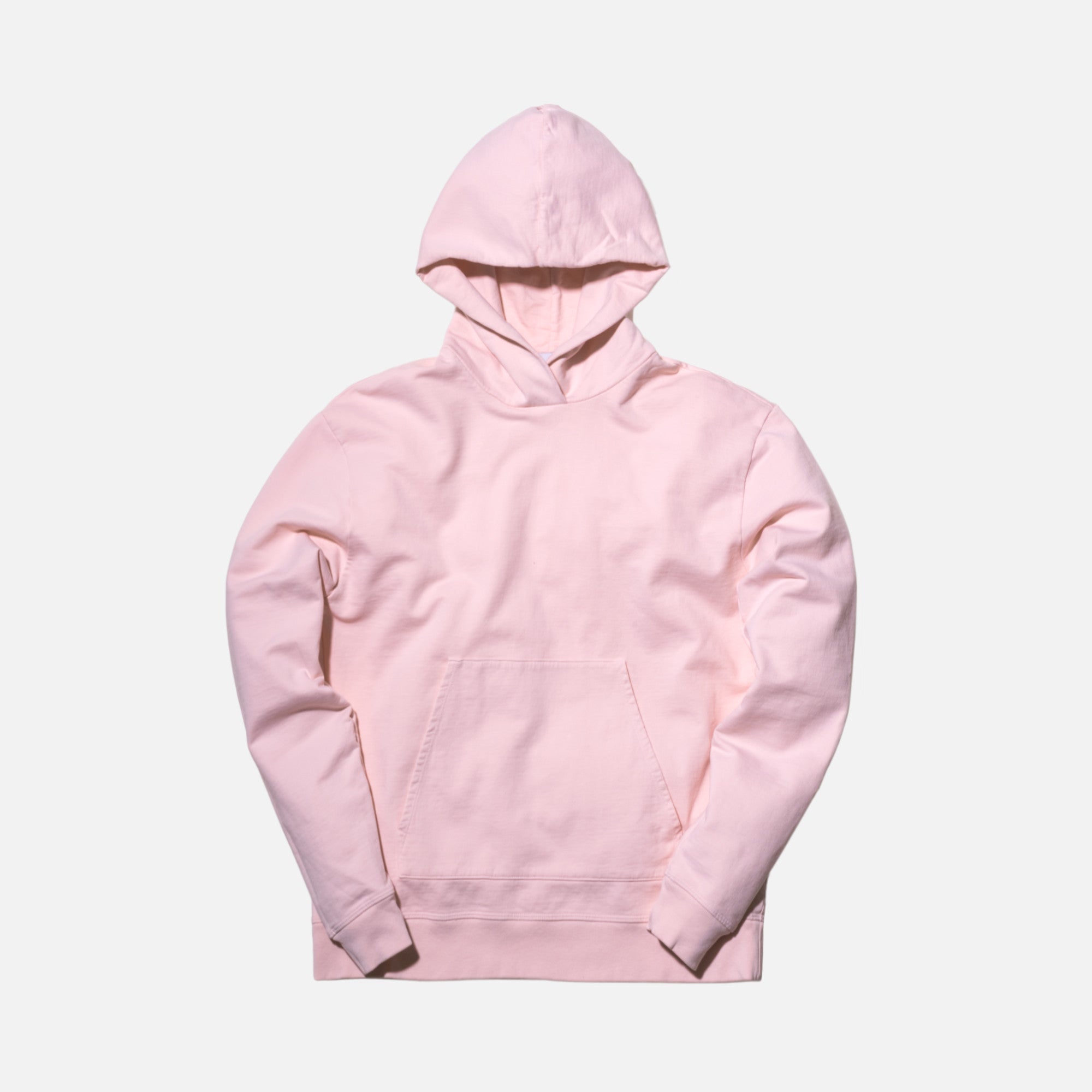 John Elliott Oversized Cropped Hoodie Pink