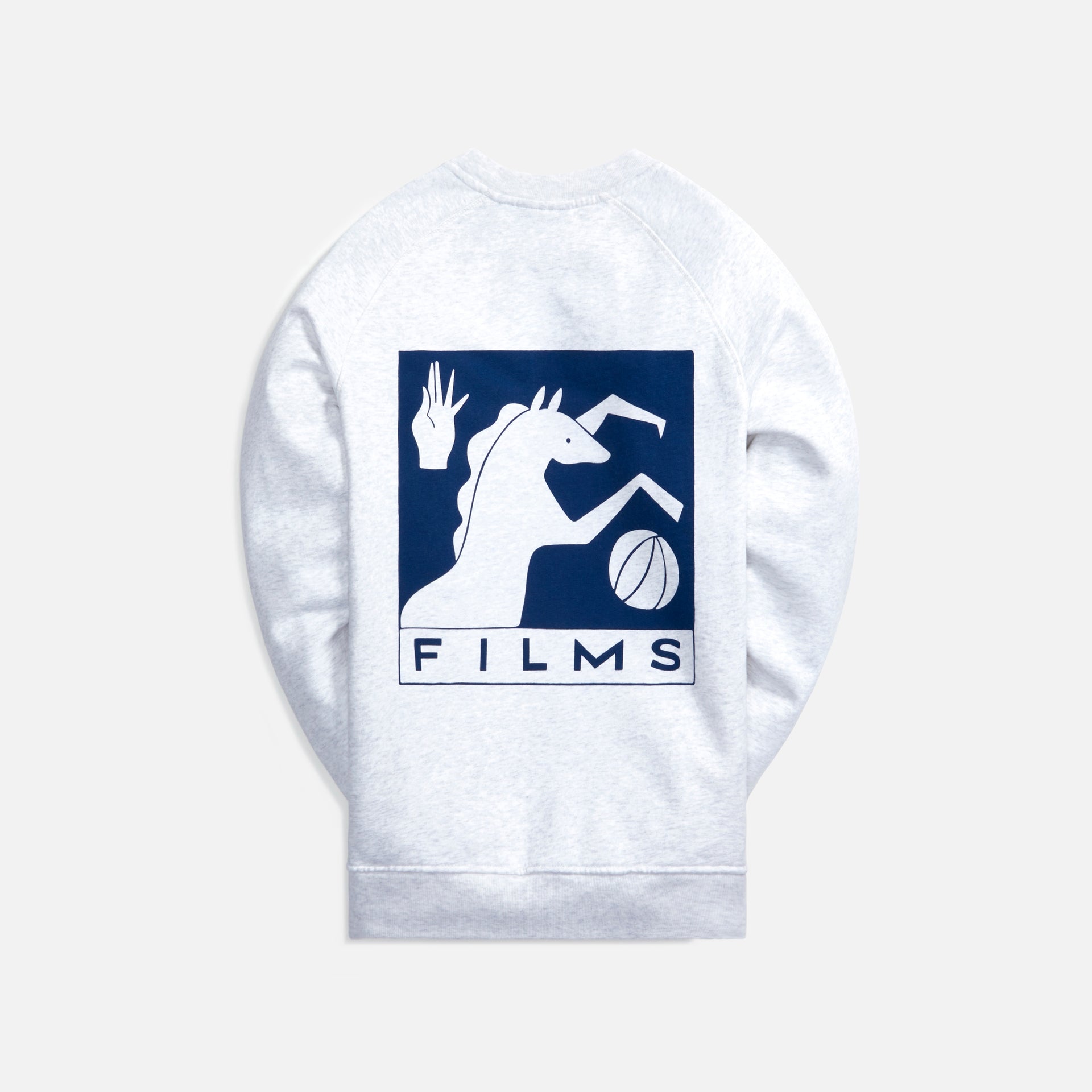 by Parra Basket Horse Crewneck - Ash Grey