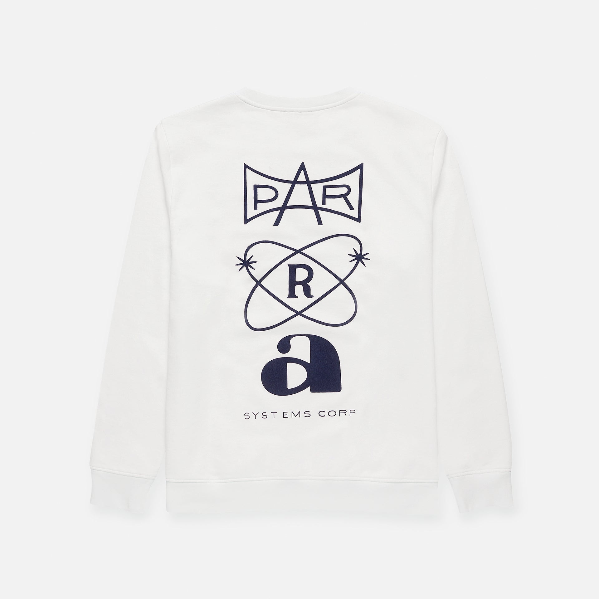 by Parra Systems Logo Crewneck - White