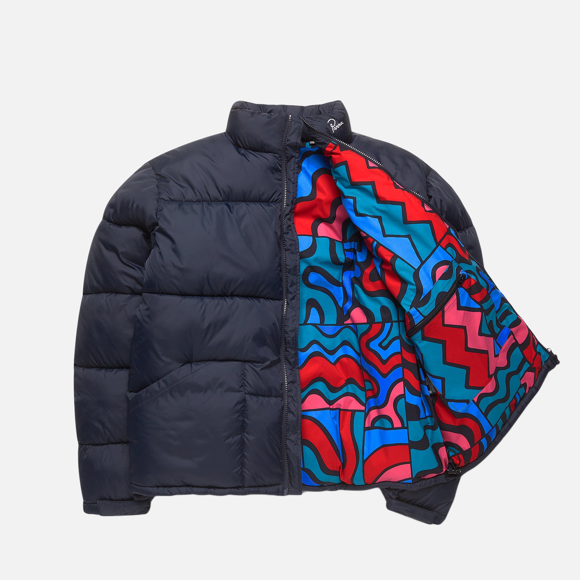 by Parra Gem Stone Puffer Jacket - Navy Blue