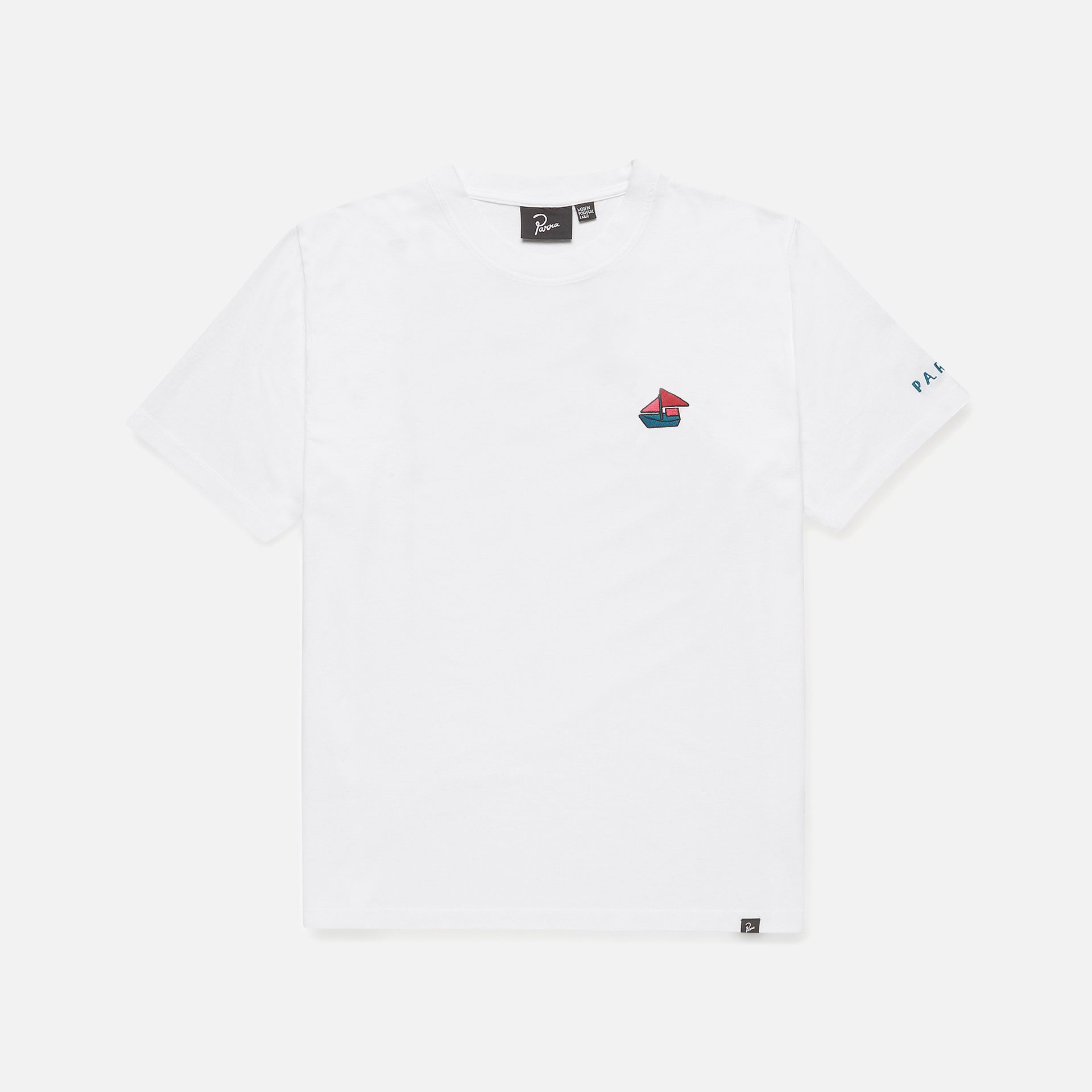 by Parra Paper Boat House Tee - White