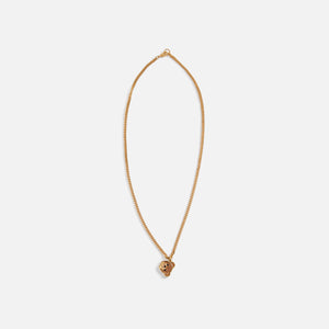 Palm Angels Bear Head Necklace - Gold