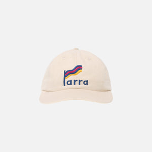 by Parra Striped Flag 6 Panel Hat - Off White