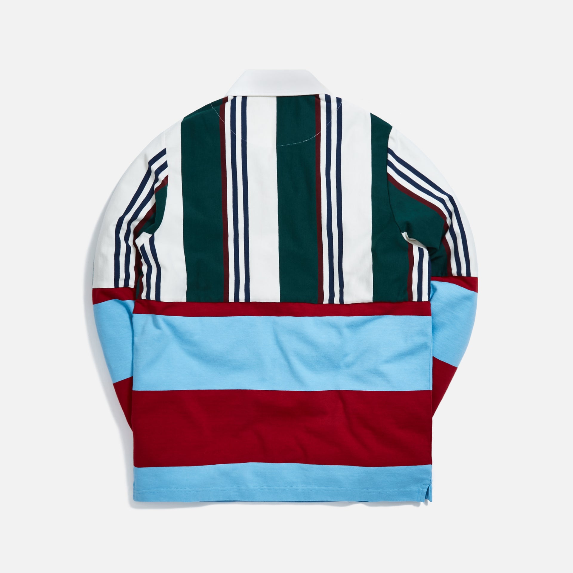 by Parra Split Personality Rugby Shirt - Multi Stripes