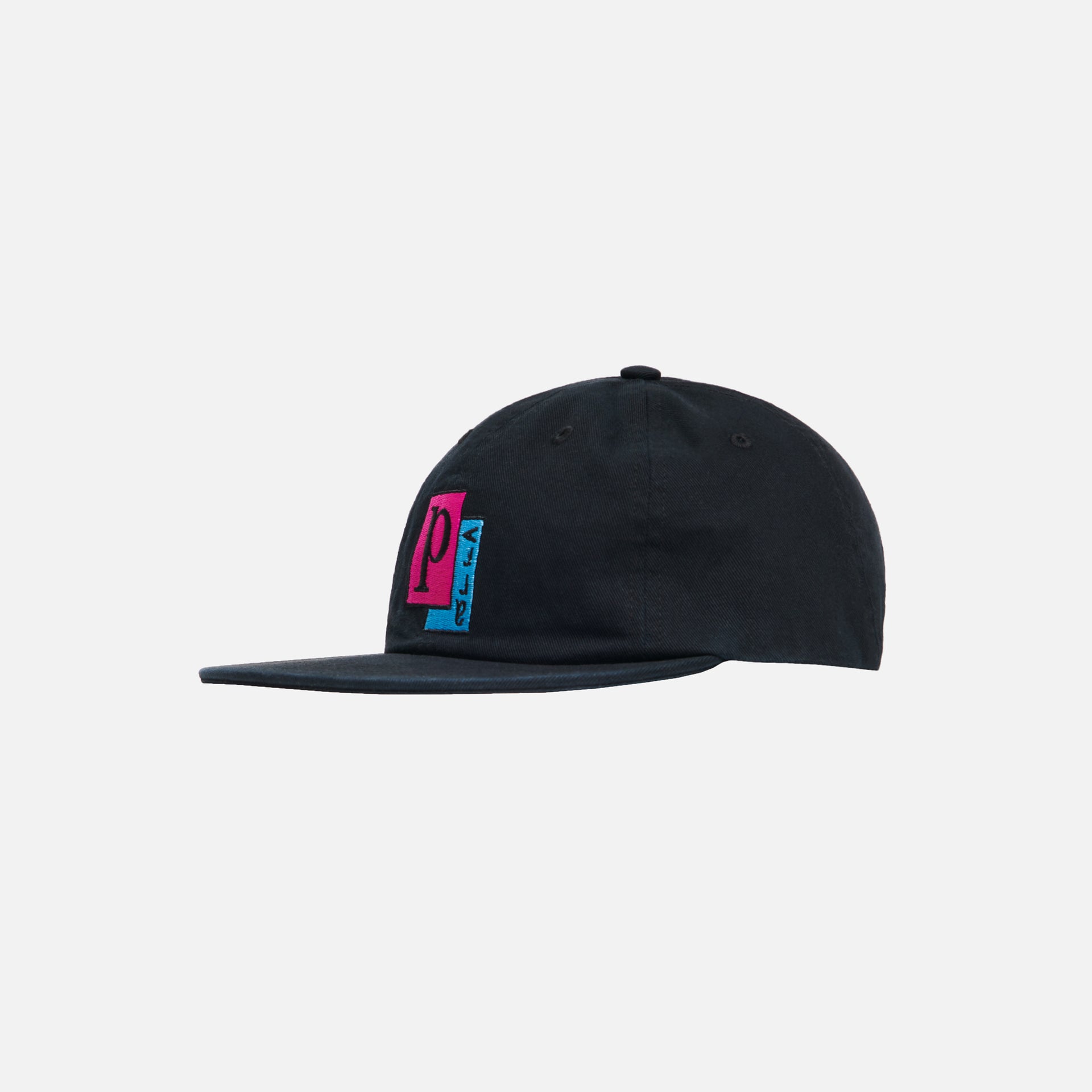 by Parra Pages 6 Panel Hat - Black