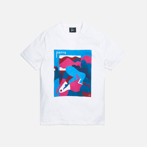 by Parra Girl Racer Tee - White