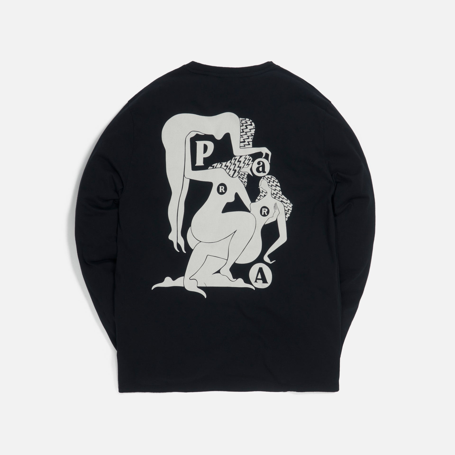 by Parra Histoire L/S Tee - Black