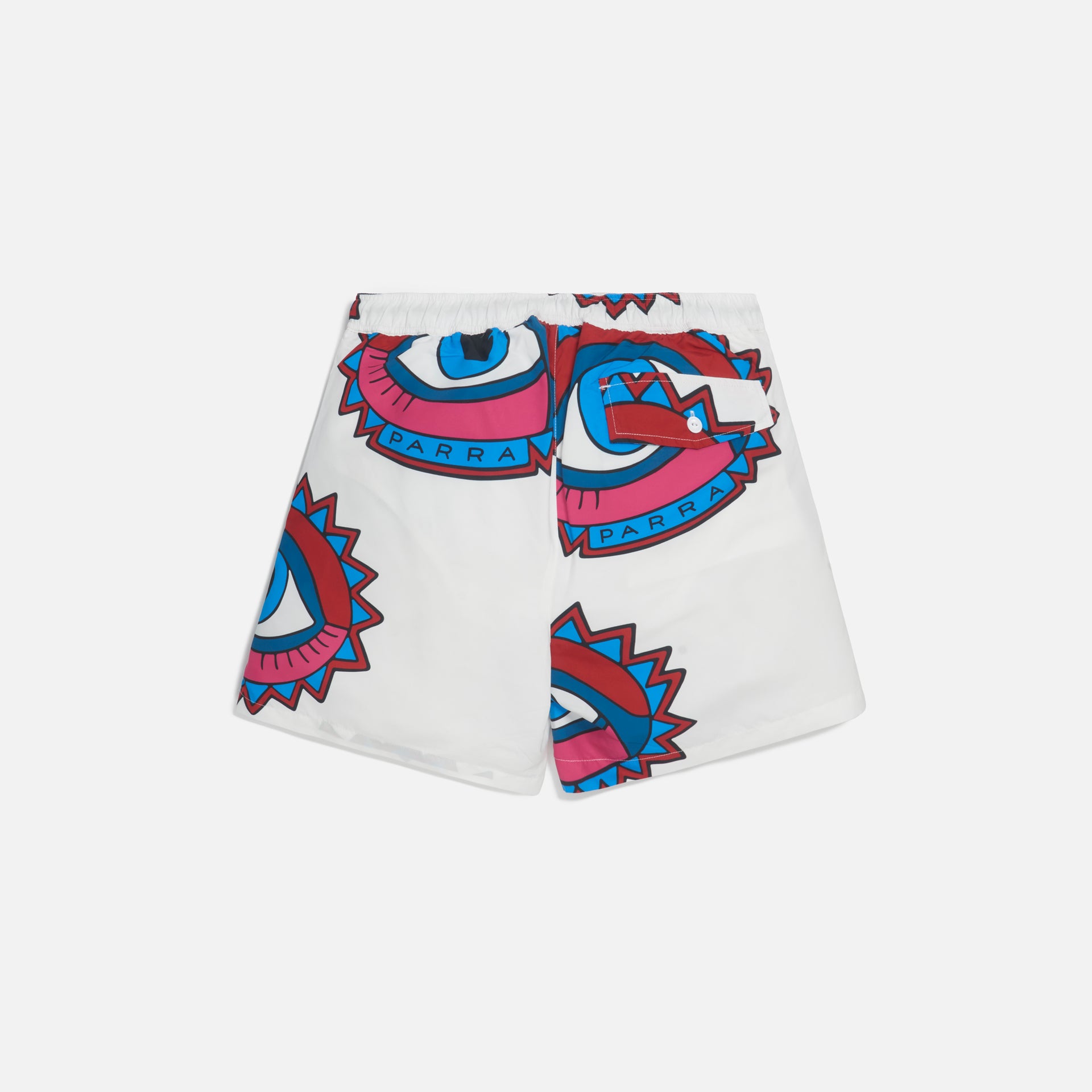 by Parra Eyes Open Shorts - White