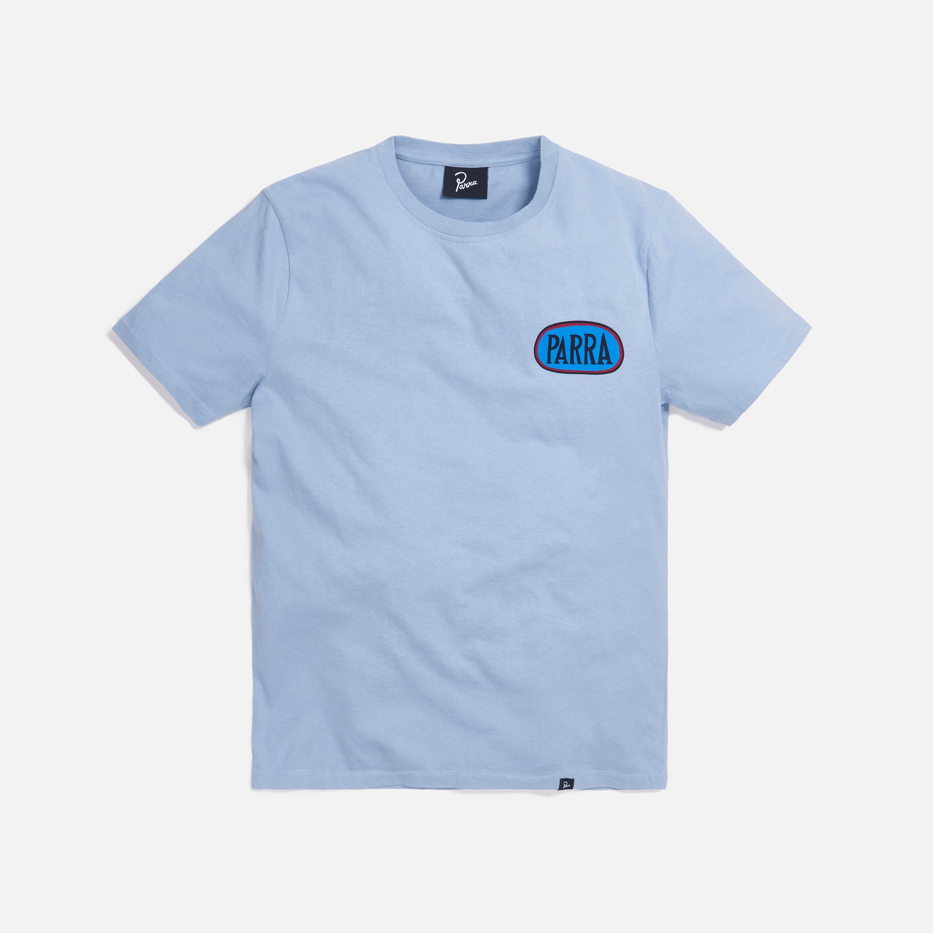 by Parra Spilled Drink Tee - Dusty Blue