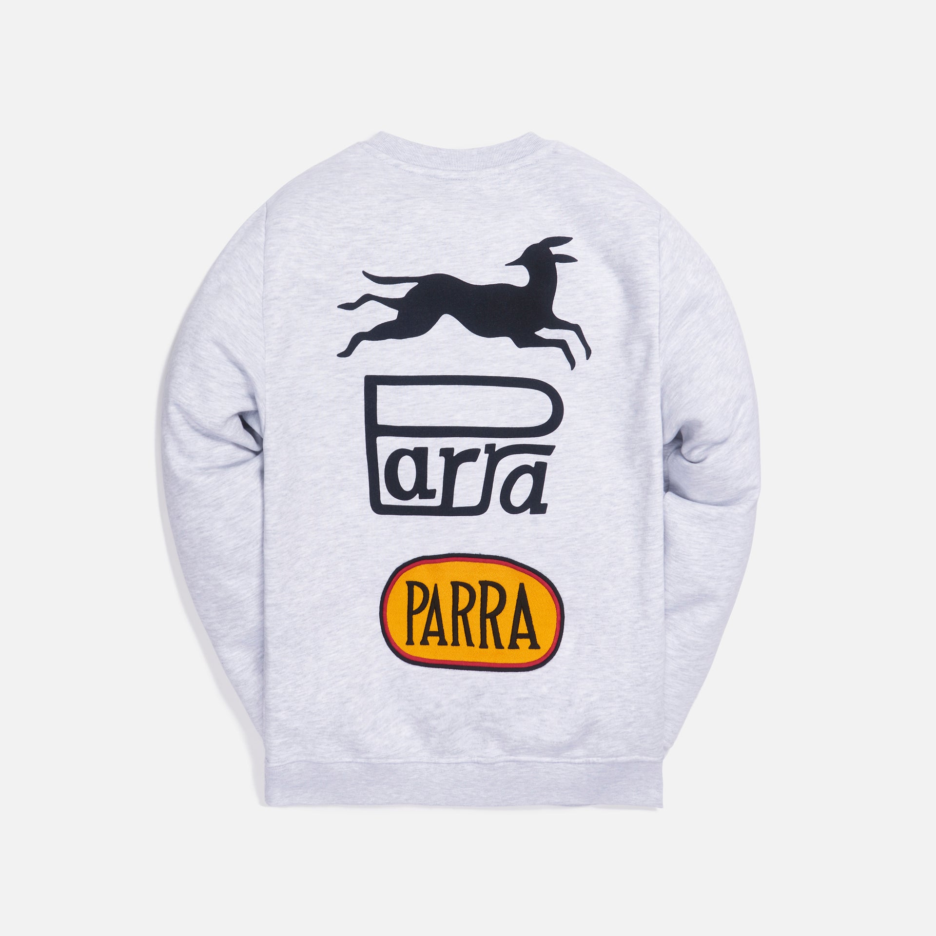 by Parra Racing Fox Crewneck - Ash Grey