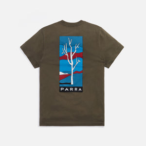 by Parra Dead Tree Tee - Olive